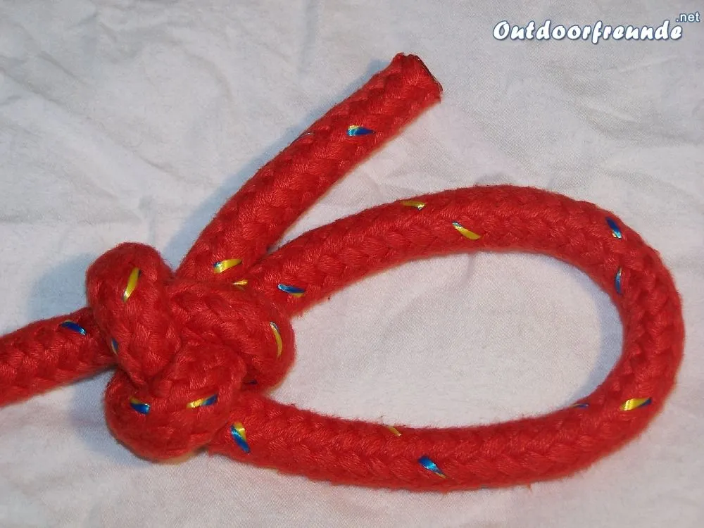 Der Lasso-Knoten aus dem wilden Westen - Anleitung mit Fotos